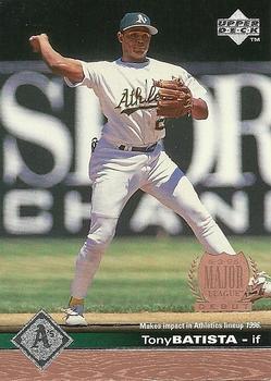#447 Tony Batista - Oakland Athletics - 1997 Upper Deck Baseball