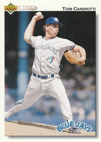 #447 Tom Candiotti - Toronto Blue Jays - 1992 Upper Deck Baseball