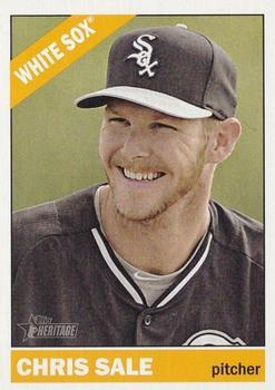 #447a Chris Sale - Chicago White Sox - 2015 Topps Heritage Baseball
