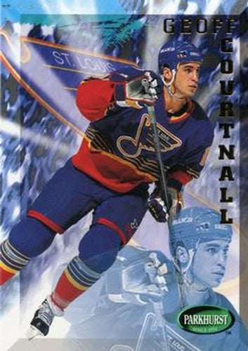 #448 Geoff Courtnall - St. Louis Blues - 1995-96 Parkhurst International Hockey
