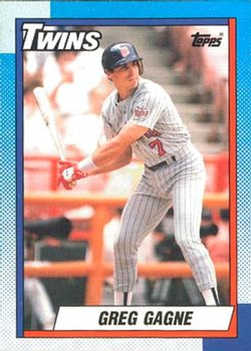 #448 Greg Gagne - Minnesota Twins - 1990 O-Pee-Chee Baseball