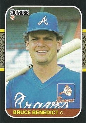 #448 Bruce Benedict - Atlanta Braves - 1987 Donruss Baseball