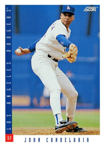 #448 John Candelaria - Los Angeles Dodgers - 1993 Score Baseball
