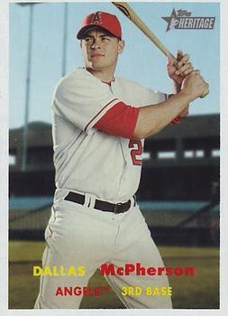 #448 Dallas McPherson - Los Angeles Angels - 2006 Topps Heritage Baseball
