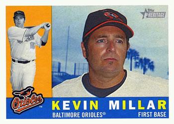 #448 Kevin Millar - Baltimore Orioles - 2009 Topps Heritage Baseball