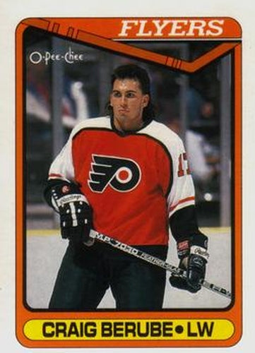 448 Craig Berube - Philadelphia Flyers - 1990-91 O-Pee-Chee Hockey