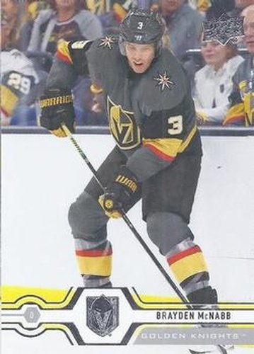 #448 Brayden McNabb - Vegas Golden Knights - 2019-20 Upper Deck Hockey