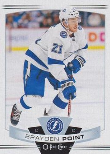 #448b Brayden Point - Tampa Bay Lightning - 2019-20 O-Pee-Chee Hockey