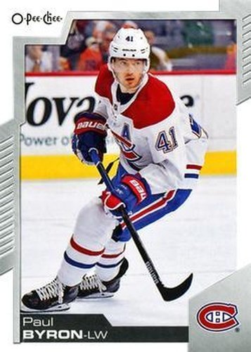#449 Paul Byron - Montreal Canadiens - 2020-21 O-Pee-Chee Hockey