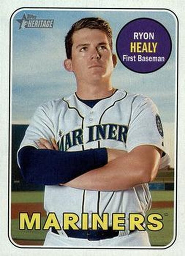 #449 Ryon Healy - Seattle Mariners - 2018 Topps Heritage Baseball