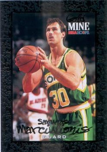 #449 Sarunas Marciulionis - Seattle SuperSonics - 1994-95 Hoops Basketball