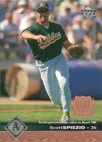 #449 Scott Spiezio - Oakland Athletics - 1997 Upper Deck Baseball
