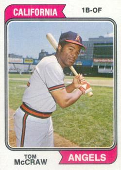 #449 Tom McCraw - California Angels - 1974 Topps Baseball