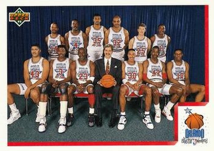 #449 1992 NBA East All-Star Checklist - 1991-92 Upper Deck Basketball