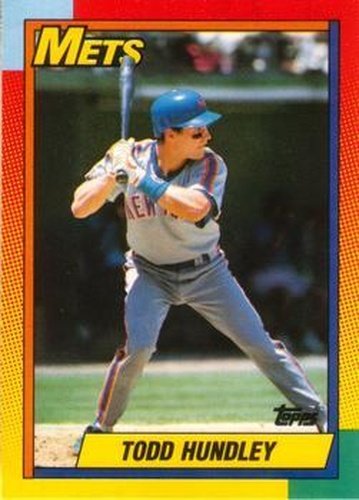 #44T Todd Hundley - New York Mets - 1990 Topps Traded Baseball