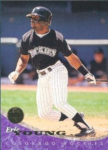 #44 Eric Young - Colorado Rockies - 1994 Leaf Baseball