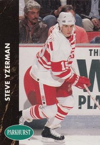 #44 Steve Yzerman - Detroit Red Wings - 1991-92 Parkhurst Hockey