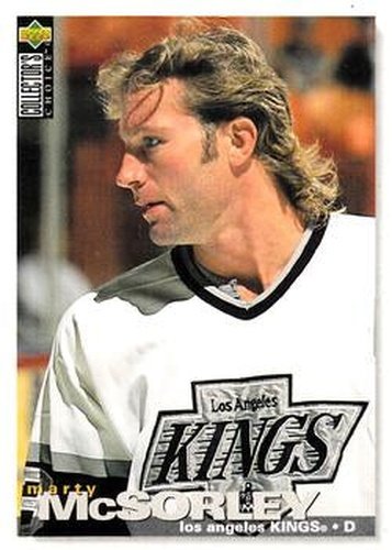 #44 Marty McSorley - Los Angeles Kings - 1995-96 Collector's Choice Hockey
