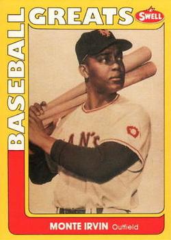 #44 Monte Irvin - New York Giants - 1991 Swell Baseball Greats