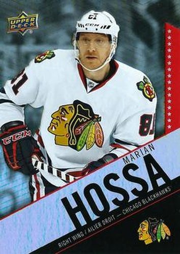#44 Marian Hossa - Chicago Blackhawks - 2015-16 Upper Deck Tim Hortons Hockey