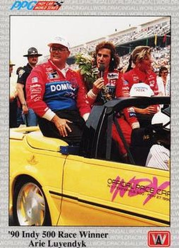 #44 '90 Indy 500 Race Winner Arie Luyendyk - Shierson Racing - 1991 All World Indy Racing