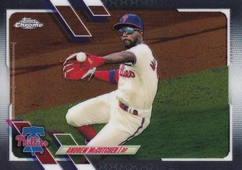 #44 Andrew McCutchen - Philadelphia Phillies - 2021 Topps Chrome Baseball