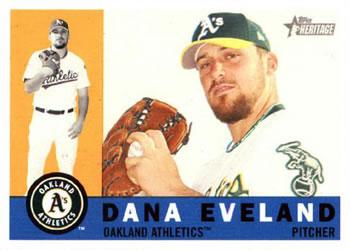#44 Dana Eveland - Oakland Athletics - 2009 Topps Heritage Baseball