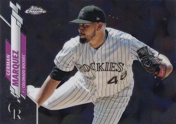 #44 German Marquez - Colorado Rockies - 2020 Topps Chrome Baseball