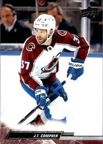 #44 J.T. Compher - Colorado Avalanche - 2022-23 Upper Deck Hockey