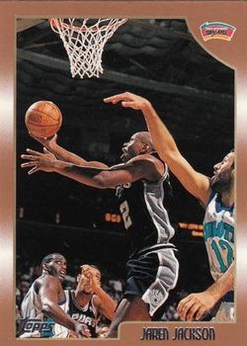 #44 Jaren Jackson - San Antonio Spurs - 1998-99 Topps Basketball