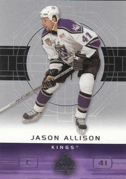 #44 Jason Allison - Los Angeles Kings - 2002-03 SP Authentic Hockey