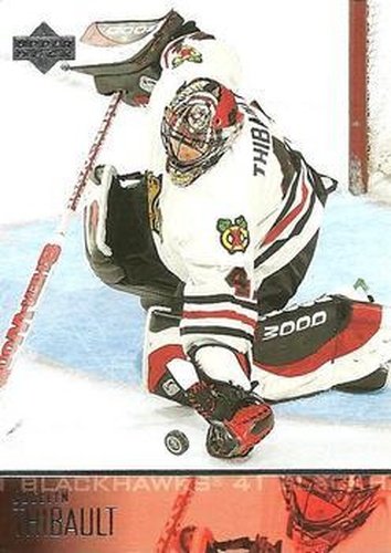 #44 Jocelyn Thibault - Chicago Blackhawks - 2003-04 Upper Deck Hockey