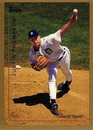 #44 Justin Thompson - Detroit Tigers - 1999 Topps Baseball