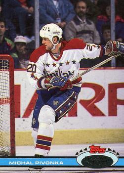 #44 Michal Pivonka - Washington Capitals - 1991-92 Stadium Club Hockey