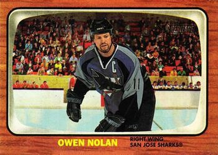 #44 Owen Nolan - San Jose Sharks - 2002-03 Topps Heritage Hockey