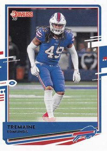 #44 Tremaine Edmunds - Buffalo Bills - 2020 Donruss Football