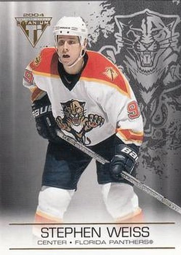 #44 Stephen Weiss - Florida Panthers - 2003-04 Pacific Private Stock Titanium Hockey