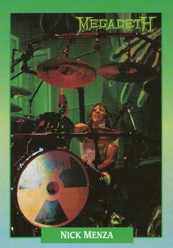 #44 Nick Menza - 1991 Brockum Rock Cards