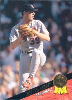 #44 Bob Tewksbury - St. Louis Cardinals - 1993 Leaf Baseball