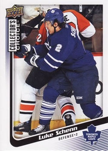 #44 Luke Schenn - Toronto Maple Leafs - 2009-10 Collector's Choice Hockey