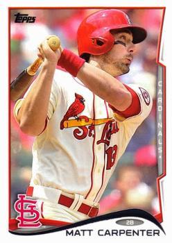 #44b Matt Carpenter - St. Louis Cardinals - 2014 Topps Baseball