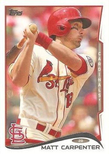 #44c Matt Carpenter - St. Louis Cardinals - 2014 Topps Baseball