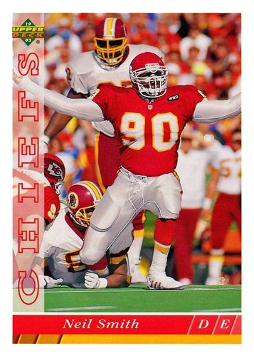 #450 Neil Smith - Kansas City Chiefs - 1993 Upper Deck Football