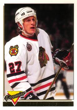 #450 Jeremy Roenick - Chicago Blackhawks - 1993-94 O-Pee-Chee Premier Hockey - Gold