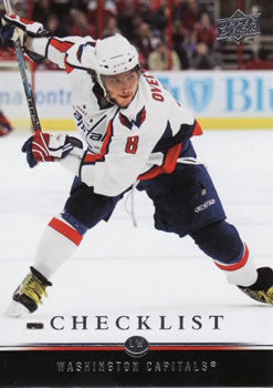 #450 Alexander Ovechkin - Washington Capitals - 2008-09 Upper Deck Hockey