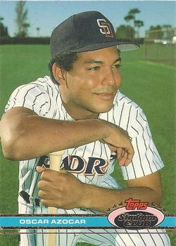 #450 Oscar Azocar - San Diego Padres - 1991 Stadium Club Baseball