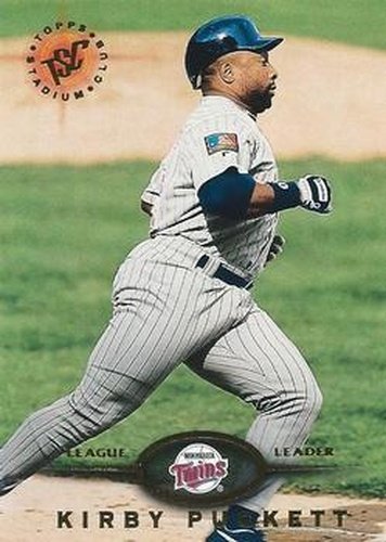 #450 Kirby Puckett - Minnesota Twins - 1995 Stadium Club Baseball