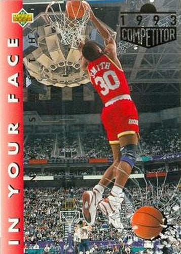 #451 Kenny Smith - Houston Rockets - 1992-93 Upper Deck Basketball