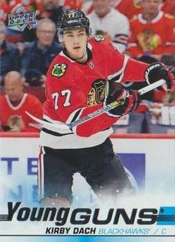 #451 Kirby Dach - Chicago Blackhawks - 2019-20 Upper Deck Hockey