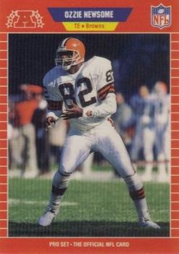 #451 Ozzie Newsome - Cleveland Browns - 1989 Pro Set Football